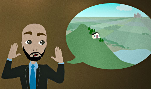 English Lesson: It was way out in the middle of nowhere.