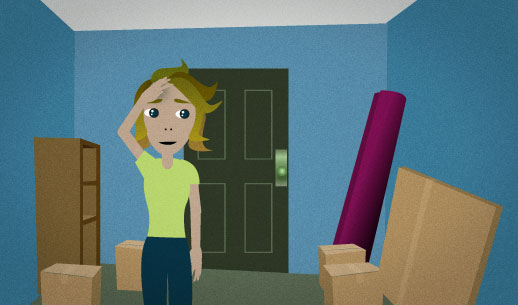 English Lesson: Now it's just a matter of getting everything unpacked!