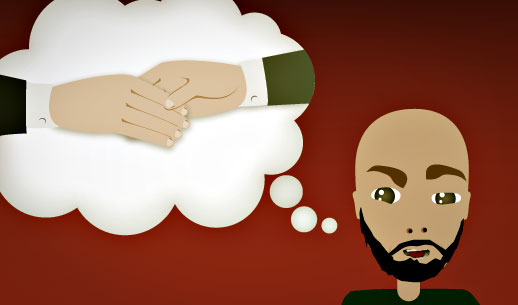 English Lesson: A limp handshake leaves a bad impression.