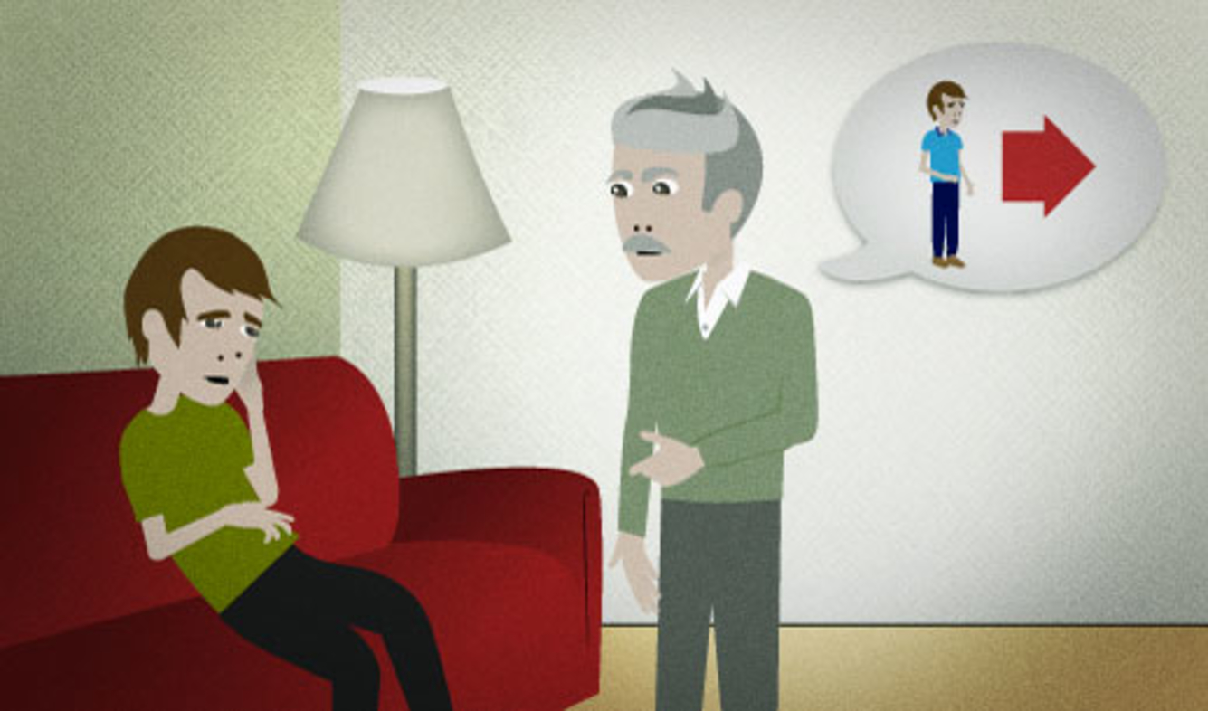 English Lesson: No one's going to come knocking on your door. You've got to take the initiative.